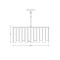 Z-Lite Viviana Chandelier, 9-Light, 26 In.W x 12 In.H, Polished Nickel/Alabaster 345P26-PN - alternate 4